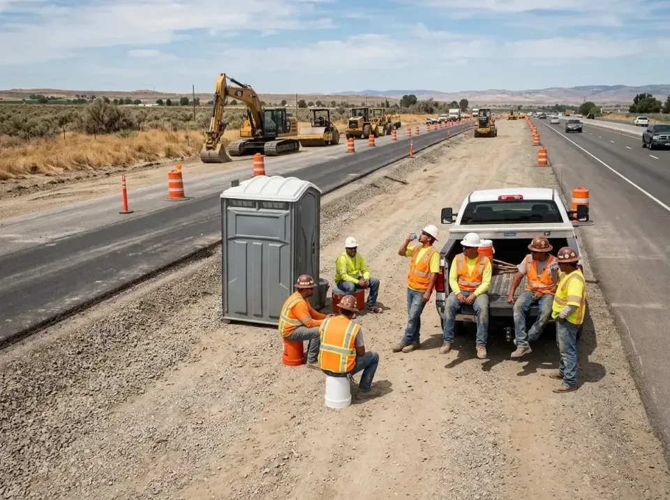 highway-road-construction-crew-007 — frequently asked questions, Porta Potty and Restroom Rentals in Palmetto Estates, FL
